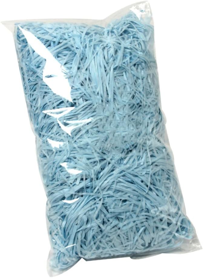 JINZOFLY Raffia Paper Shreds, 100g Strands Shredded Crinkle Confetti for Hamper Filling Gift Packaging Decorative Filling - Image 1